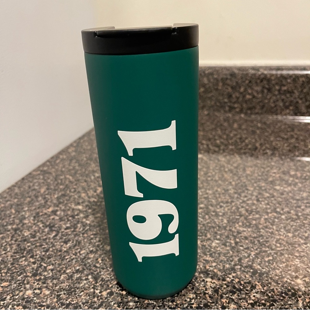 Starbucks NWT Green Heritage 1971 Insulated Tumbler 16oz - Picture 2 of 7
